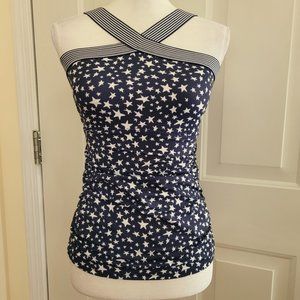 NWT Coastal Blue Women's Swimwear Tankini Top Size XS